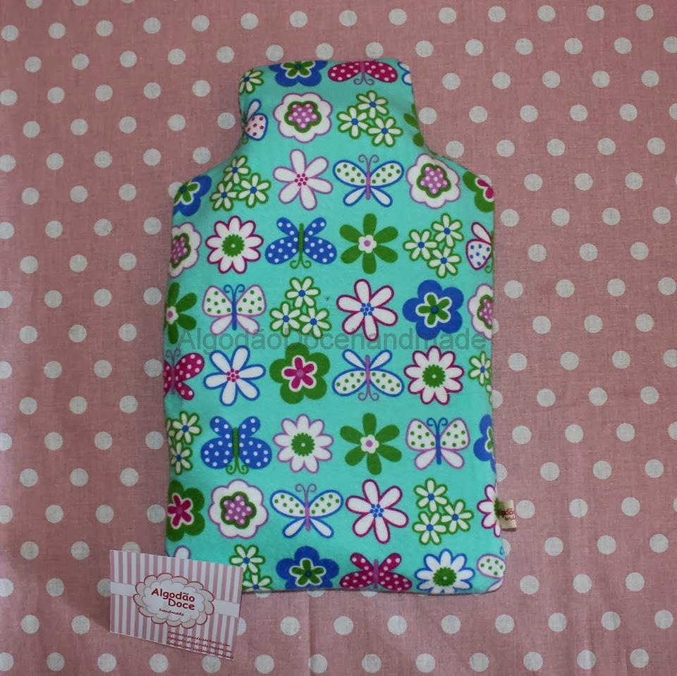 Algodão Doce Saco para botija de de água quente