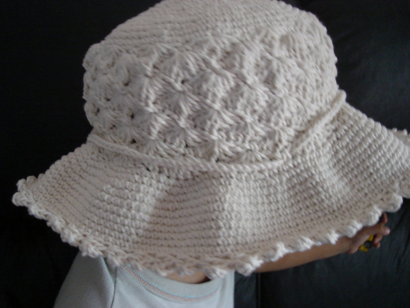 Mara Artesanato Chapeu de croche em barbante