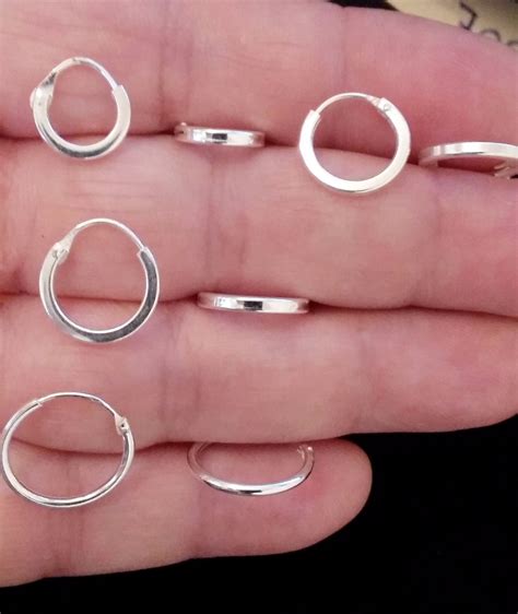 Comprar Brincos Masculinos Argola Fina Barato&nbsp;Preço