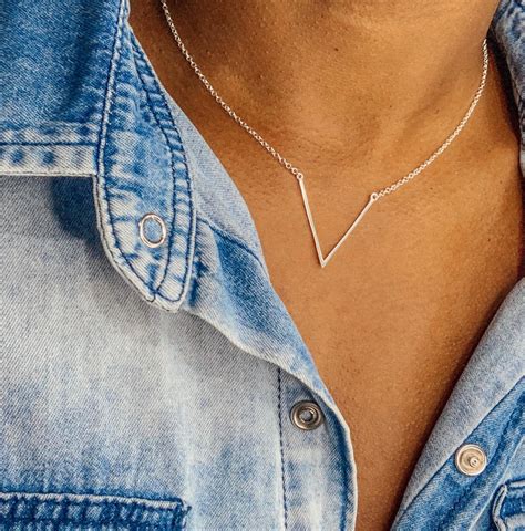 Comprar Colar Prata V Barato&nbsp;Preço