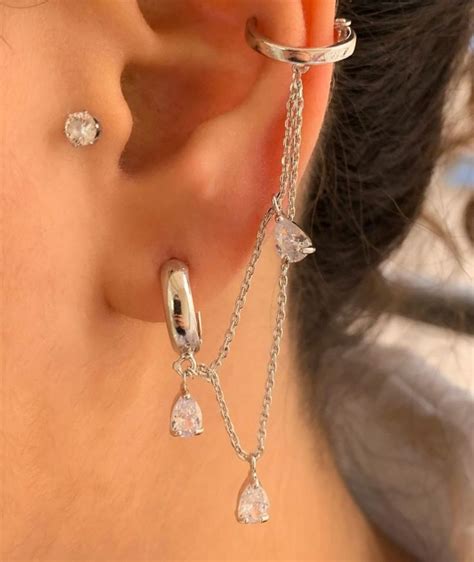 Comprar Brincos Masculinos Corrente Barato&nbsp;Preço